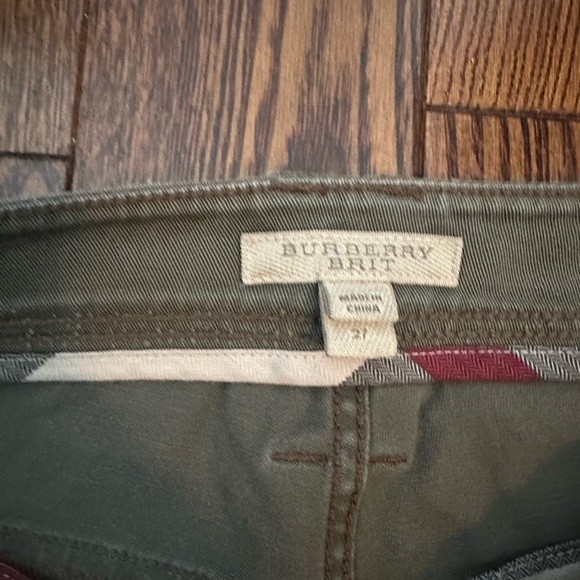Burberry Brit women Khaki Cargo Pants 👖 - Picture 8 of 10